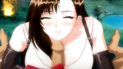 Beautiful hentai big titted babes love to suck