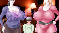 Two fat and busty milf in hot hentai threesome