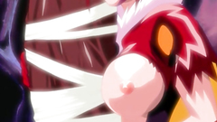 Naked busty lesbians in awesome hentai cartoon