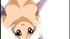 Hot and busty redhead cutie plays with massive erection