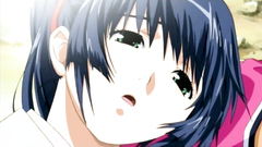 Erotic hentai teenager's story with pretty brunette girl