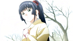 Erotic hentai teenager's story with pretty brunette girl