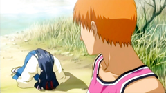 Erotic hentai teenager's story with pretty brunette girl