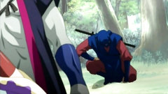 Ugly creature fucks pretty busty hentai babe