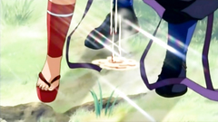 Naked babe tied up and fucked in the woods