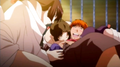 Hot naked babes and one hard big erection- hentai porn