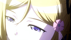 Sexy girl with long legs plays with big cock