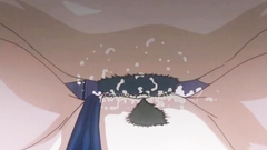 She gets her tight pussy filled with a warm cum