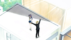 Handsome brunette schoolgirl fucks hard