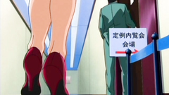 Hot blonde with gorgeous body in hentai porn video