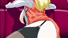 Hot blonde with gorgeous body in hentai porn video