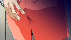 Hot blonde with gorgeous body in hentai porn video