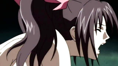 Gorgeous brunette teen against big and hard cock