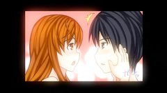 Beautiful teenage redhead cutie plays with cock