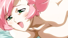 Facefucked pinkhaired busty cutie looks very good