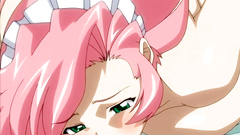 Facefucked pinkhaired busty cutie looks very good