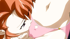 Cute brunette with huge tits in sexy lingerie - bdsm hentai