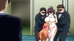 Cute brunette with huge tits in sexy lingerie - bdsm hentai