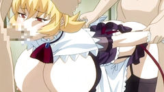 Her big breasts are bouncing while she gets fucked