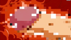 Busty hentai brunette girl pounded really deep and hard