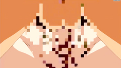 Busty hentai brunette girl pounded really deep and hard