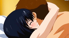 Busty hentai brunette girl pounded really deep and hard