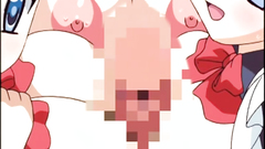 Big breasted hentai maids serving their master's cock