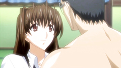 Handsome long-haired babe gets fucked till orgasm