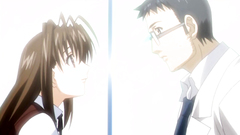 Sad schoolgirl moans loud while the drilling