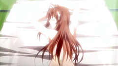 Beautiful hentai babe gets covered with a sticky cum