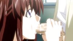 Young and sexy schoolgirl swallows big hard cock