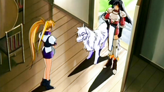 Greedy monsters and sexy hentai cuties in one toon