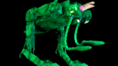 Blond with tentacle machine