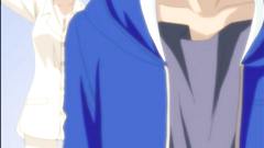 He penetrates her tight pussy from behind - hentai toon