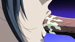 Lustful hentai chicks with large breasts in porn cartoon