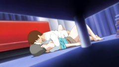 So young and delicious babe swallows big erection