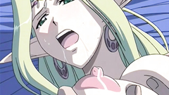 Big titted blonde elf moans loud while fucking