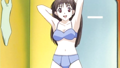 Young and delicious hentai cutie with red hair in nice toon