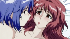 Passionate threesome fuck with hot hentai sluts