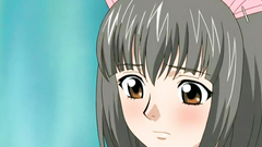 This sexy hentai chick with nice tits loves fetish stuff