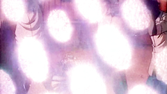 Petite hentai chick with small boobs and green hair