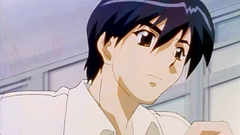 Petite hentai chick with small boobs and green hair