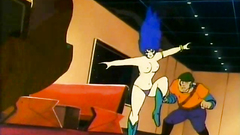 Classic crazy fuck in old school hentai cartoon