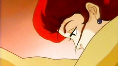 Hot redhead woman with beautiful breasts