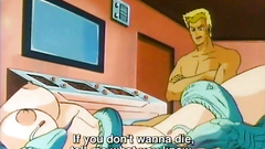 Hot redhead woman with beautiful breasts