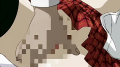 Angry redhead schoolgirl in hentai porn video