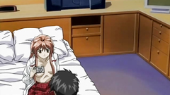 Angry redhead schoolgirl in hentai porn video