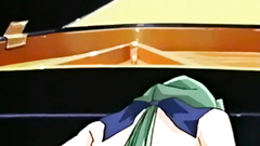 Nerdy hentai cutie with nice breasts fucks with her lover