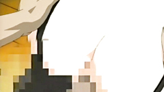 Nerdy hentai cutie with nice breasts fucks with her lover