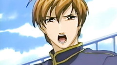 Redhead teen watches her friend blows dick